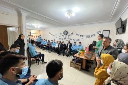 دیدار تیم ملی از بچه های موسسه ملائک